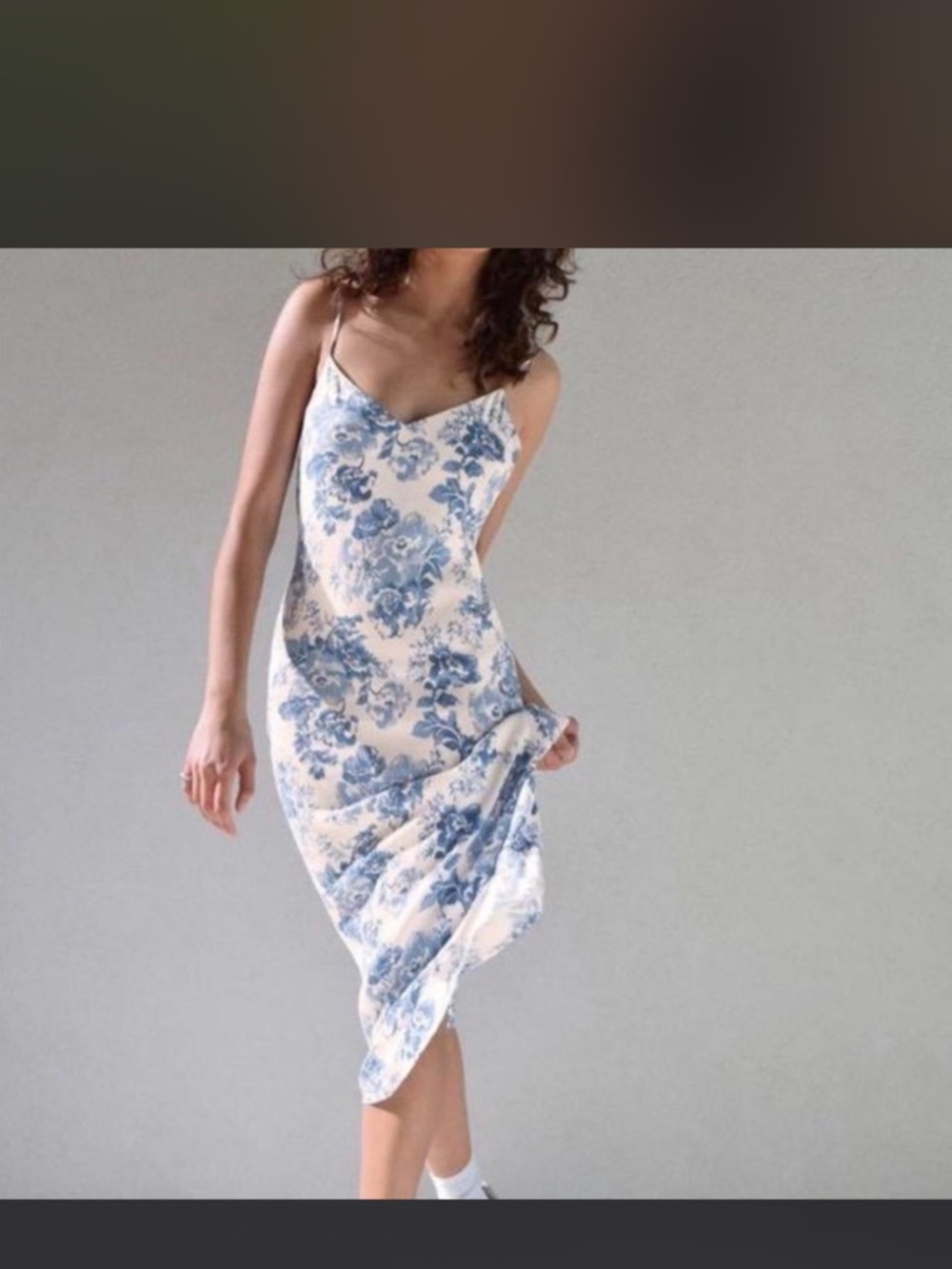 Reformation Chianti Floral print slip dress